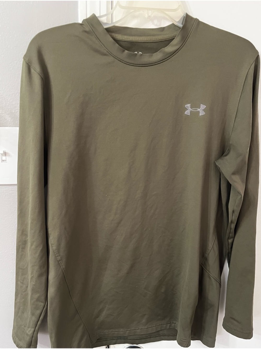 Under Armour Olive Green Long-Sleeve Performance Tee